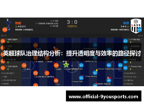 英超球队治理结构分析：提升透明度与效率的路径探讨